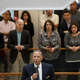 Dean Baquet addresses the New York Times staff in the newsroom May 14 after he was named executive editor.
Todd Heisler/New York Times